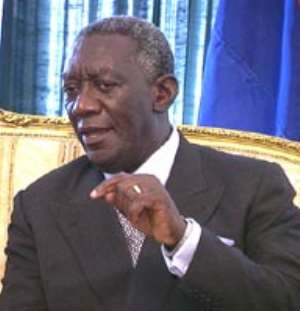 Four Ambassadors, High Commissioner present letters to Kufuor